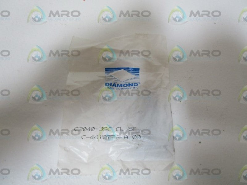 DIAMOND CHAIN LINK C2040-3SCCLSF * NEW IN FACTORY BAG *