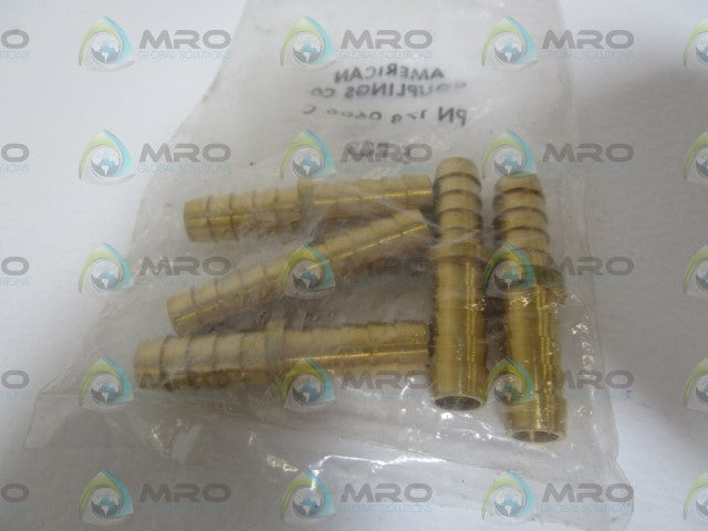 LOT OF 5 AMERICAN COUPLINGS CO. FITTING COUPLING 1780606C *NEW IN FACTORY BAG*