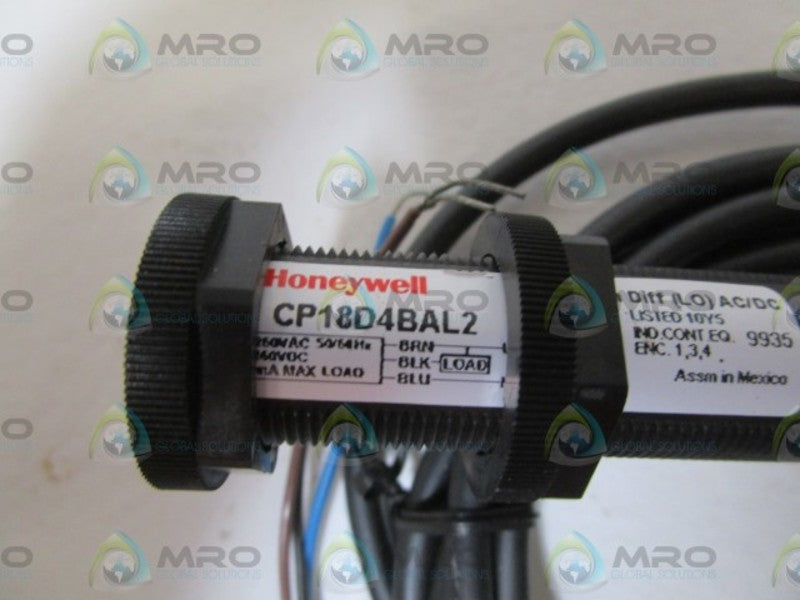 HONEYWELL PHOTOELECTRIC SENSOR CP18D4BAL2 *NEW NO BOX*