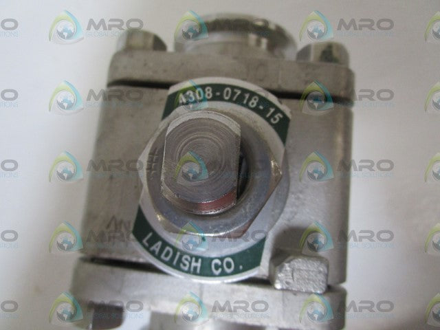 LADISH BALL VALVE 4308-0718-15 (AS PICTURED) *NEW NO BOX*