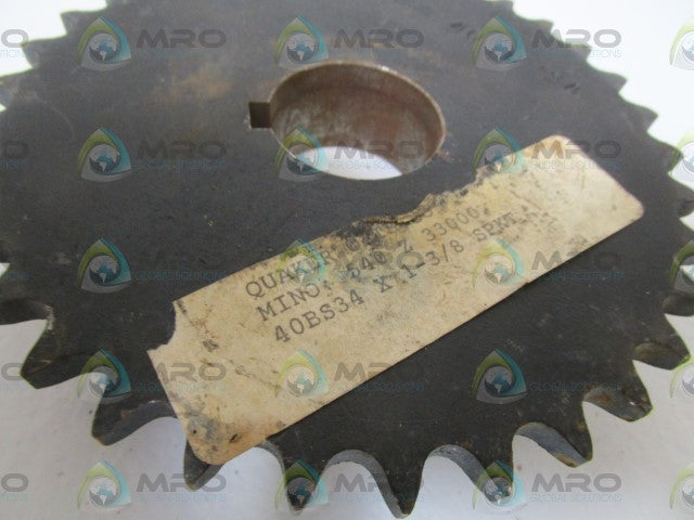 MARTIN 1-3/8" SPROCKET 40BS34 *NEW NO BOX*