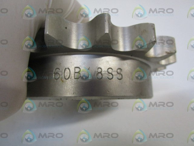 MARTIN 1-3/8" SPROCKET 60B18SS *NEW NO BOX*
