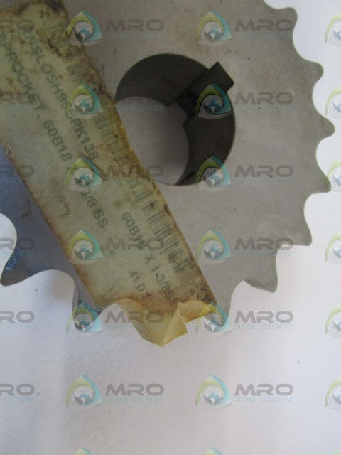 MARTIN 1-3/8" SPROCKET 60B18SS *NEW NO BOX*