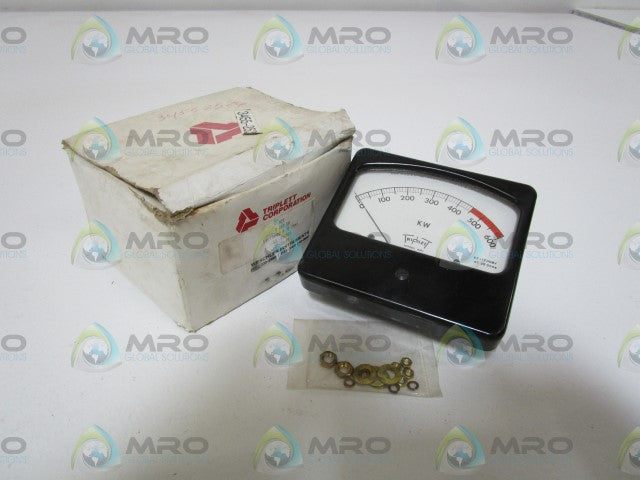 TRIPLETT 0-600KW PANEL METER 420 *NEW IN BOX*