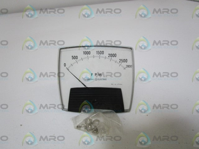 GENERAL ELECTRIC 0-2800 FPM METER 36A344476AA001 (BOX AS PICTURED) *NEW IN BOX*