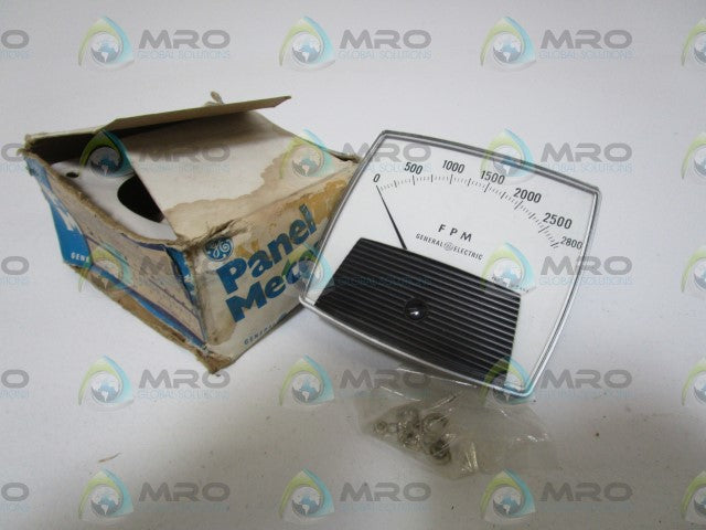 GENERAL ELECTRIC 0-2800 FPM METER 36A344476AA001 (BOX AS PICTURED) *NEW IN BOX*