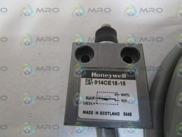 HONEYWELL LIMIT SWITCH 914CE18-15 *NEW NO BOX*