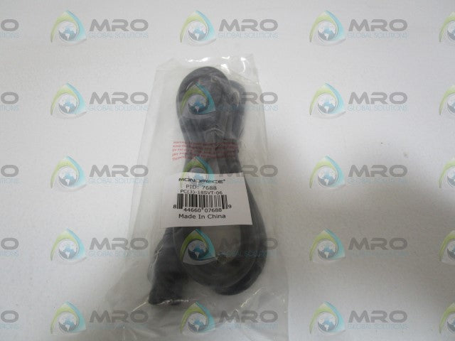 MONOPRICE CABLE CORD PC(3)-18SVT-06 *NEWI N FACTORY BAG*