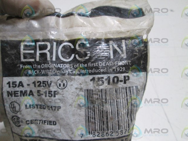 ERICSON MALE PLUG 1510-P *  NEW IN FACTORY BAG *