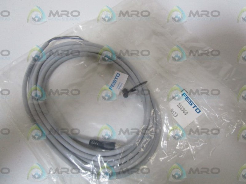 FESTO 158960 CONNECTING CABLE SIM-M8-4GD-2,5-PU * NEW IN FACTORY BAG *