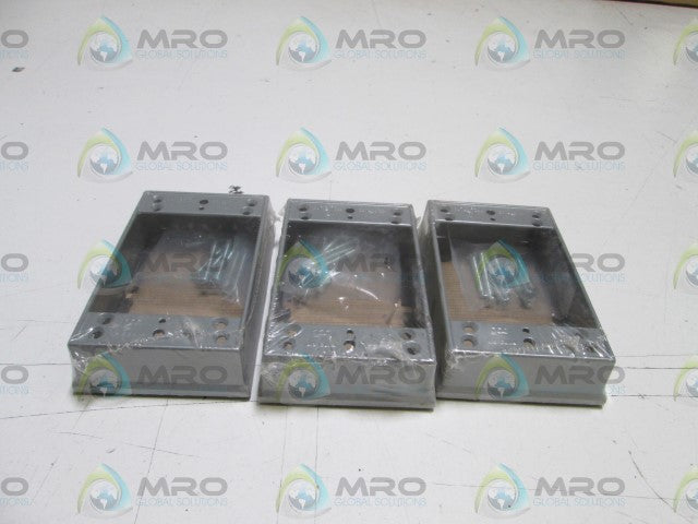 LOT OF 3 RED DOR BOX EXTENSION IHE *NEW NO BOX*