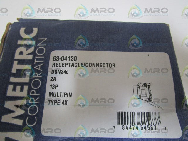 MELTRIC RECEPTACLE/CONNECTOR 63-04130 *NEW IN BOX*