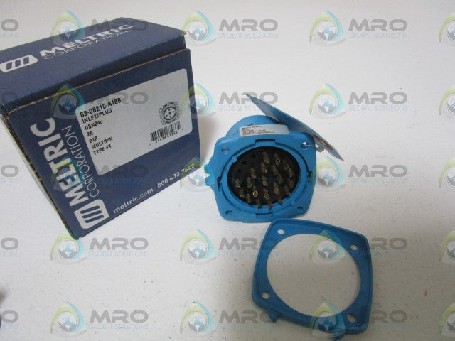 MELTRIC INLET/PLUG 63-08210-A188 *NEW IN BOX*