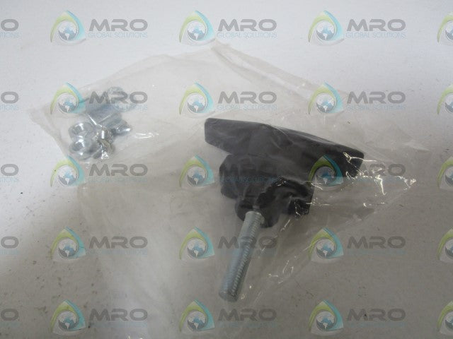 SOUTH CO. LATCH T-HANDLE BLACK SC-738 *NEW IN BOX*