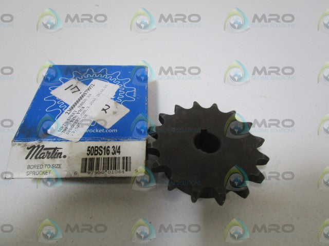 MARTIN 50BS16 SPROCKET 3/4" *NEW IN BOX*