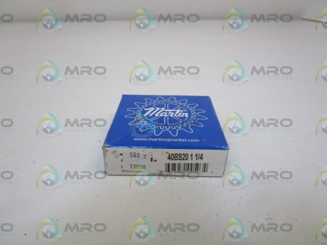 MARTIN 40BS20 SPROCKET 1-1/4" *FACTORY SEALED*