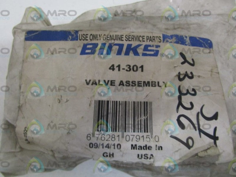 BINKS VALVE ASSEMBLY 41-301 * NEW IN FACTORY BAG *