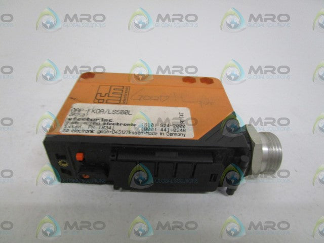 IFM EFECTOR OA3507 RETRO REFLECTIVE SENSOR *USED*