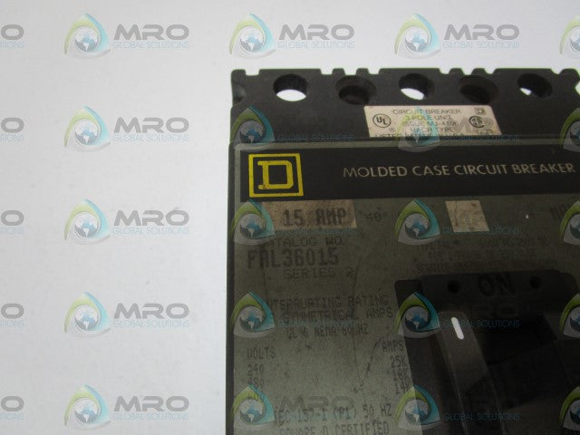 SQUARE D FAL36015 CIRCUIT BREAKER 15A (GREY) *NEW NO BOX*