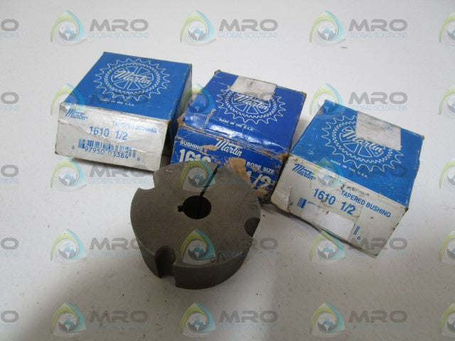 LOT OF 3 MARTIN TAPER BUSHING 1610 1/2 *NEW IN BOX*