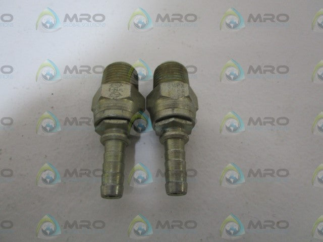 LOT OF 2 GATES HYDRUALIC FTTING 8MPX *NEW NO BOX *