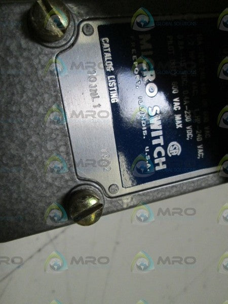 MICROSWITCH PRECISION LIMIT SWITCH 101ML1  (BLUE BOX) *NEW IN BOX*