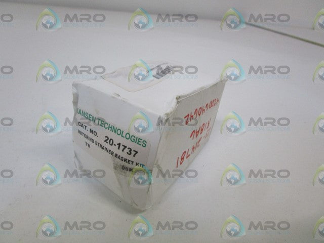 HANSEN TECHNOLOGIES METERING STRAINER BASKET KIT 20-1737 *NEW IN BOX*