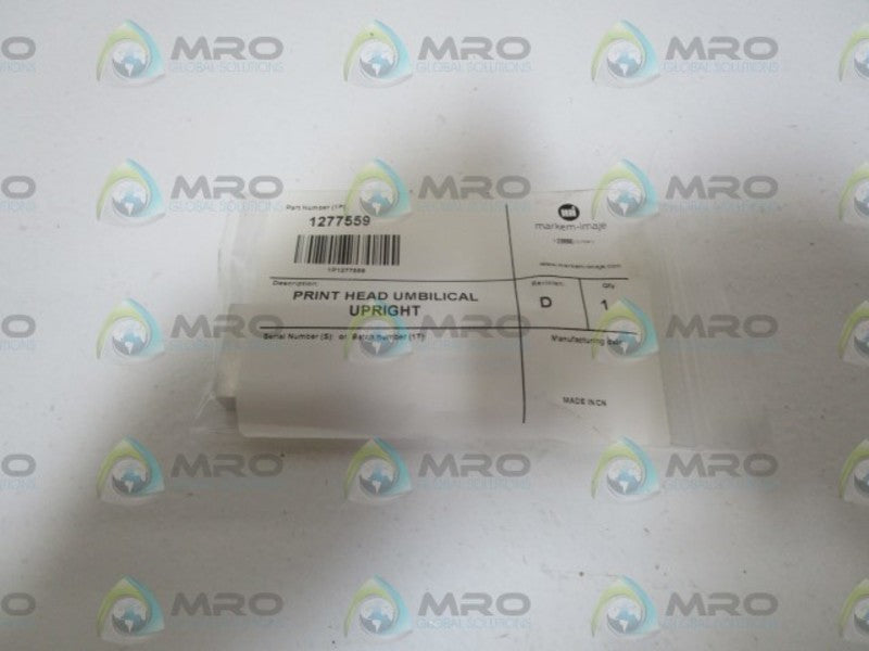 MARKEM-IMAJE PRINT HEAD UMBILICAL UPRIGHT 1277559 * NEW IN BAG *