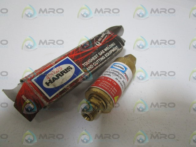 HARRIS FLASHBACK ARRESTOR 88-5FBHFRL *NEW IN BOX*