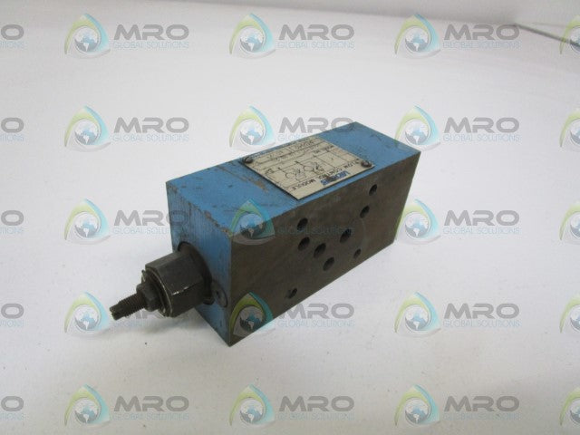 VICKERS FLOW CONTROL MODULE DGMFN5YAWBW20 *USED*