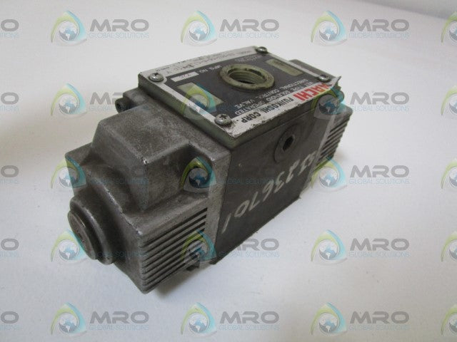 NACHI DIRECTIONAL CONTROL VALVE SS-G03-C6-R-C116-E10 V *USED*