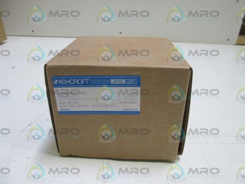 ASHCROFT PRESSURE SWITCH LPSN4HS25XK3  NSMP
