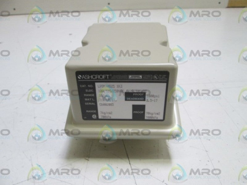 ASHCROFT PRESSURE SWITCH LPSN4HS25XK3  NSMP