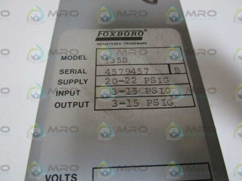 FOXBORO CONTROLLER 135B  NSNP
