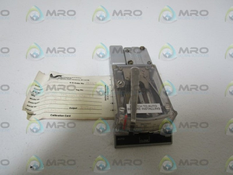 FOXBORO MANUAL UNIT 130P-N4 (AS PICTURED) * REMANUFACTURED *
