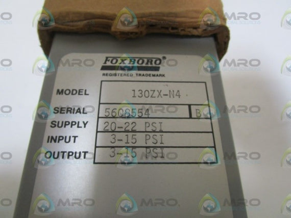 FOXBORO 0-100 CONTROLLER 130ZX-N4 * NEW NO BOX *