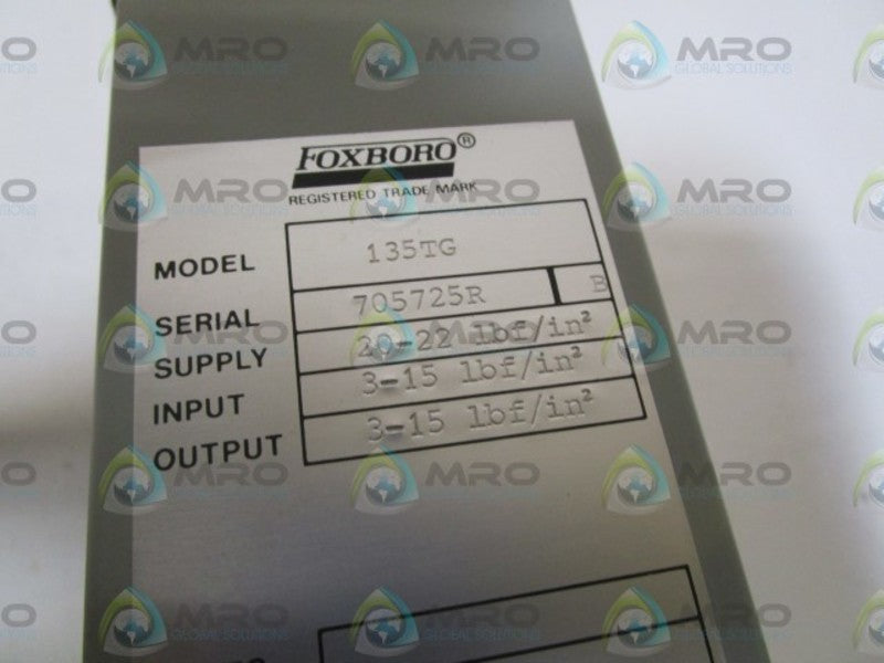 FOXBORO 0-100 CONTROLLER 135GT  NSNP