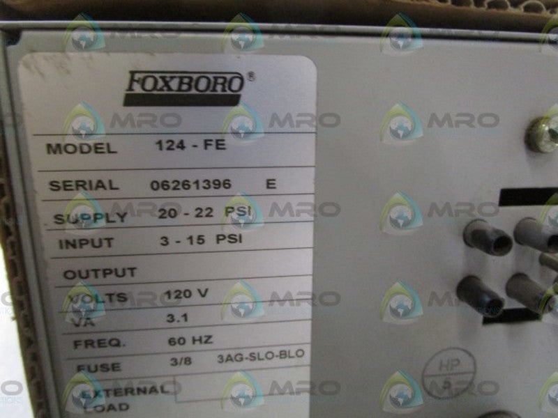 FOXBORO RECORDER 124-FE  NSNP