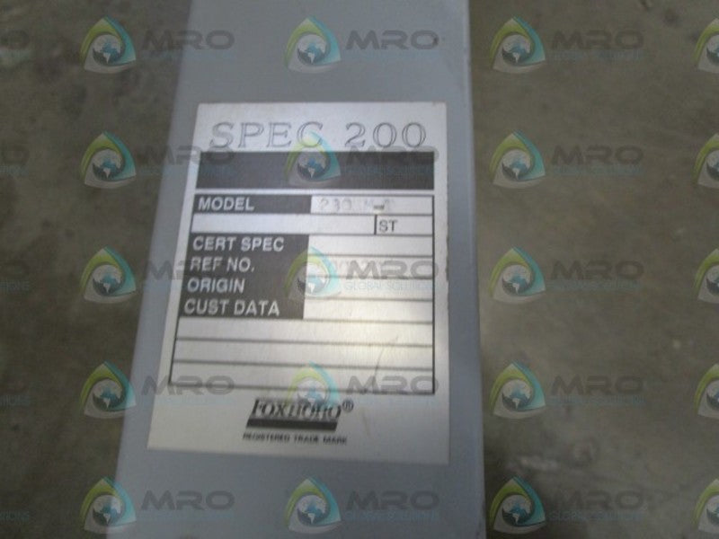 FOXBORO CONTROL STATION 230SM-T *NEW IN BOX*