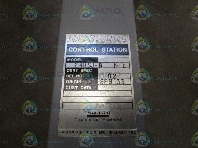 FOXBORO CONTROL STATION 240SJ-R *NEW IN BOX*
