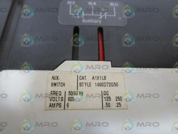 CUTLER-HAMMER CIRCUIT BREAKER W/ AUX. SWITCH  HMAP015E0C  / A1X1LB  UNMP