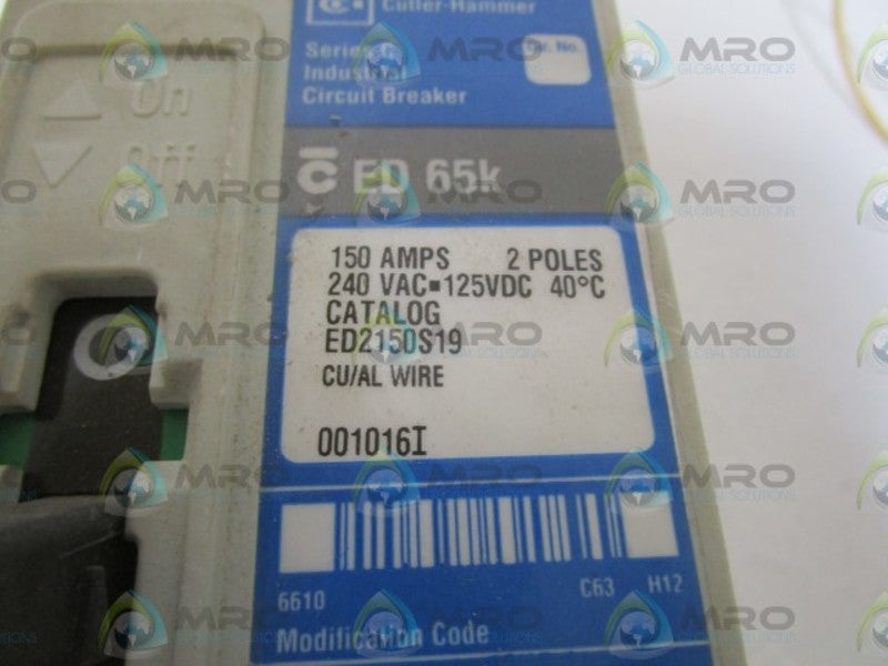 CUTLER-HAMMER ED2150S19 UNMP
