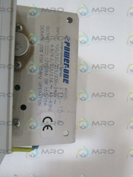POWER-ONE POWER SUPPLY F15-15-A *USED*