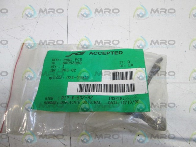 PAWL PCB 985-02  NSNP