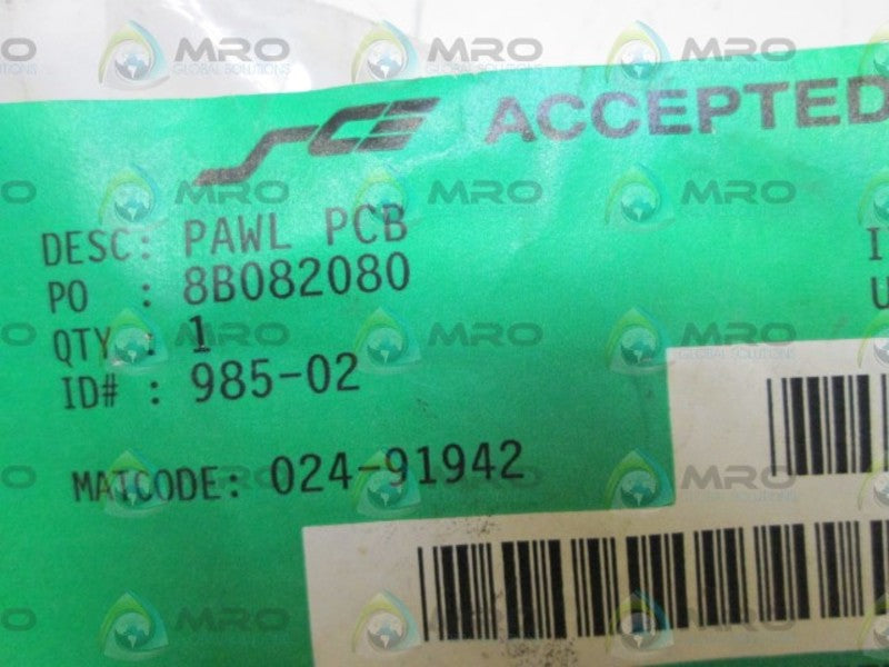 PAWL PCB 985-02  NSNP