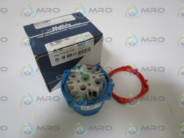 MELTRIC INLET/PLUG 63-68043-972 *NEW IN BOX*