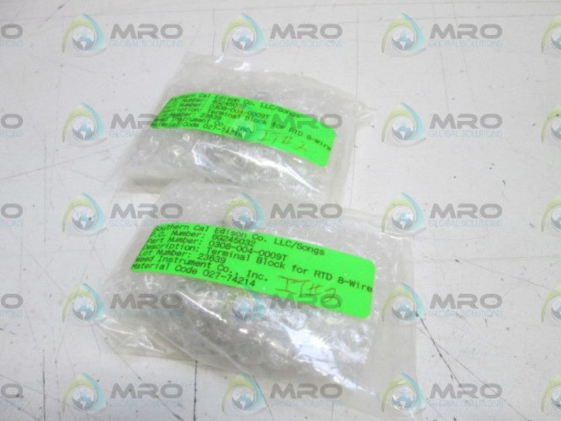 SOUTHERN CAL EDISON CO. TERMINAL BLOCK 0308-004-0009T (PKG OIF 2)  NSNP