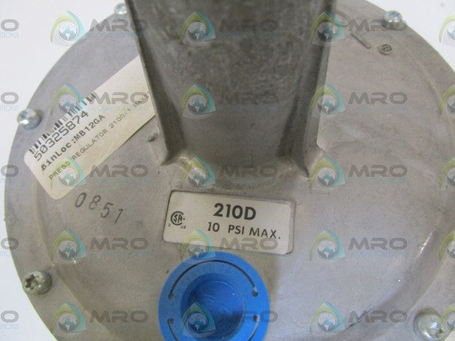 MAXITROL PRESSURE REGULATOR 1" 210D *NEW NO BOX*