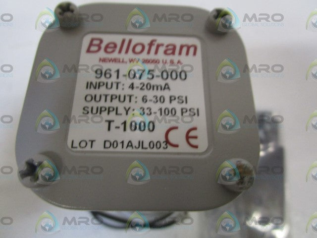 MARSH/BELLOFRAM TRANSDUCER 961-075-00  (BOX AS PICTURED) *NEW IN BOX*