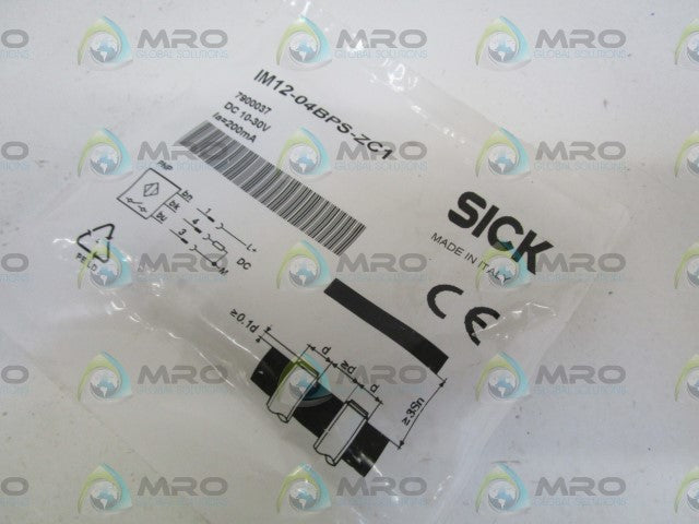 SICK IM12-04BPS-ZC1 INDUCTIVE PROXIMITY SENSOR *NEW IN FACTORY BAG*